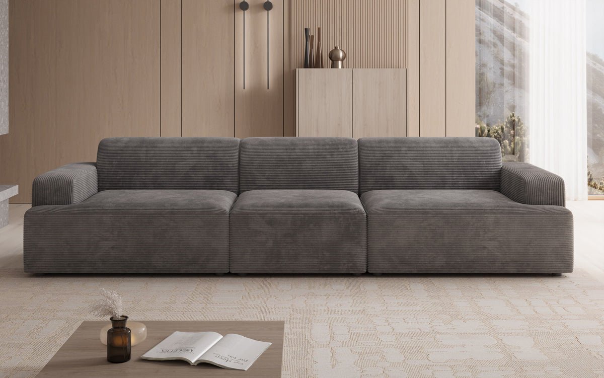 Designer Sofa Monza 3 Sitzer XXL in Cord