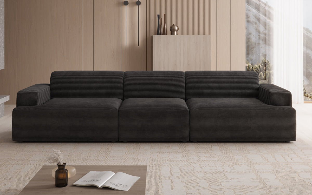 Designer Sofa Monza 3 Sitzer XXL in Cord