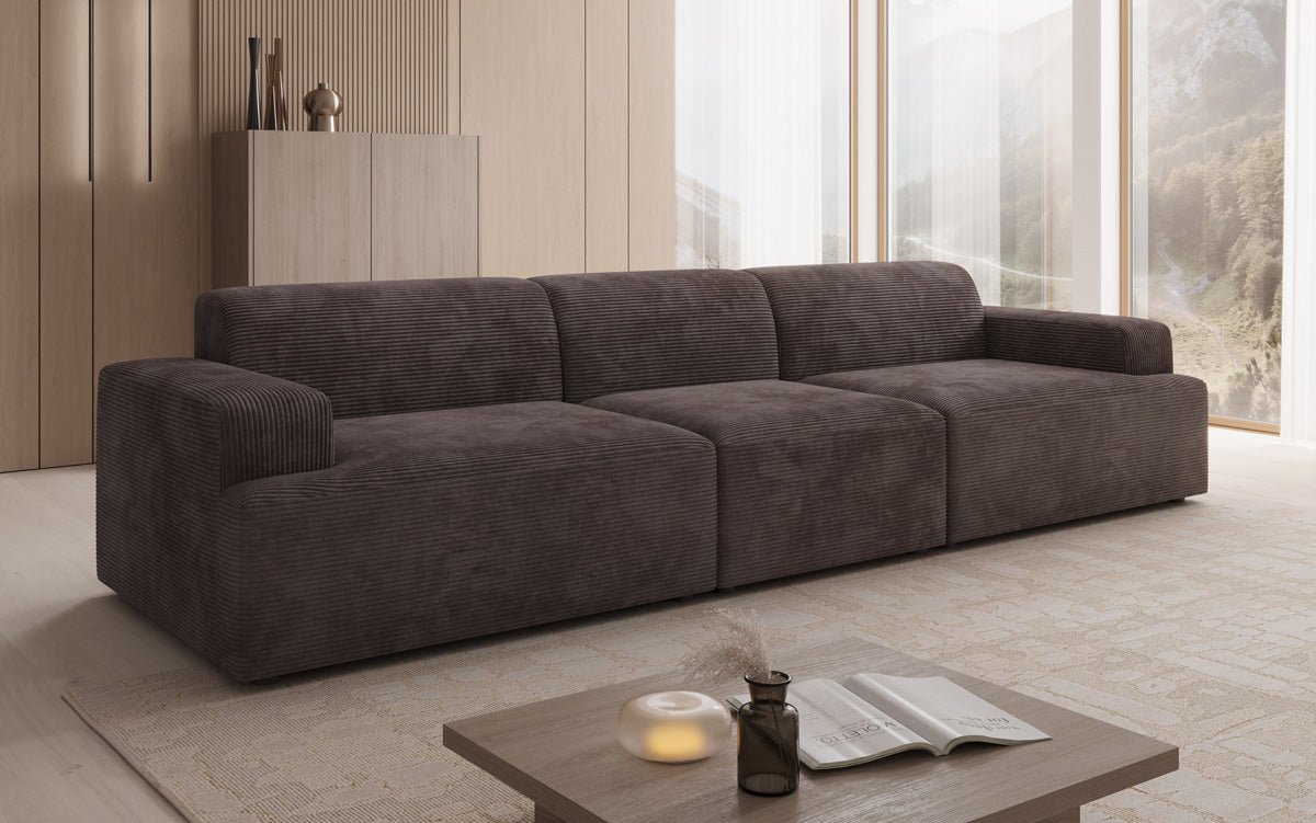 Designer Sofa Monza 3 Sitzer XXL in Cord