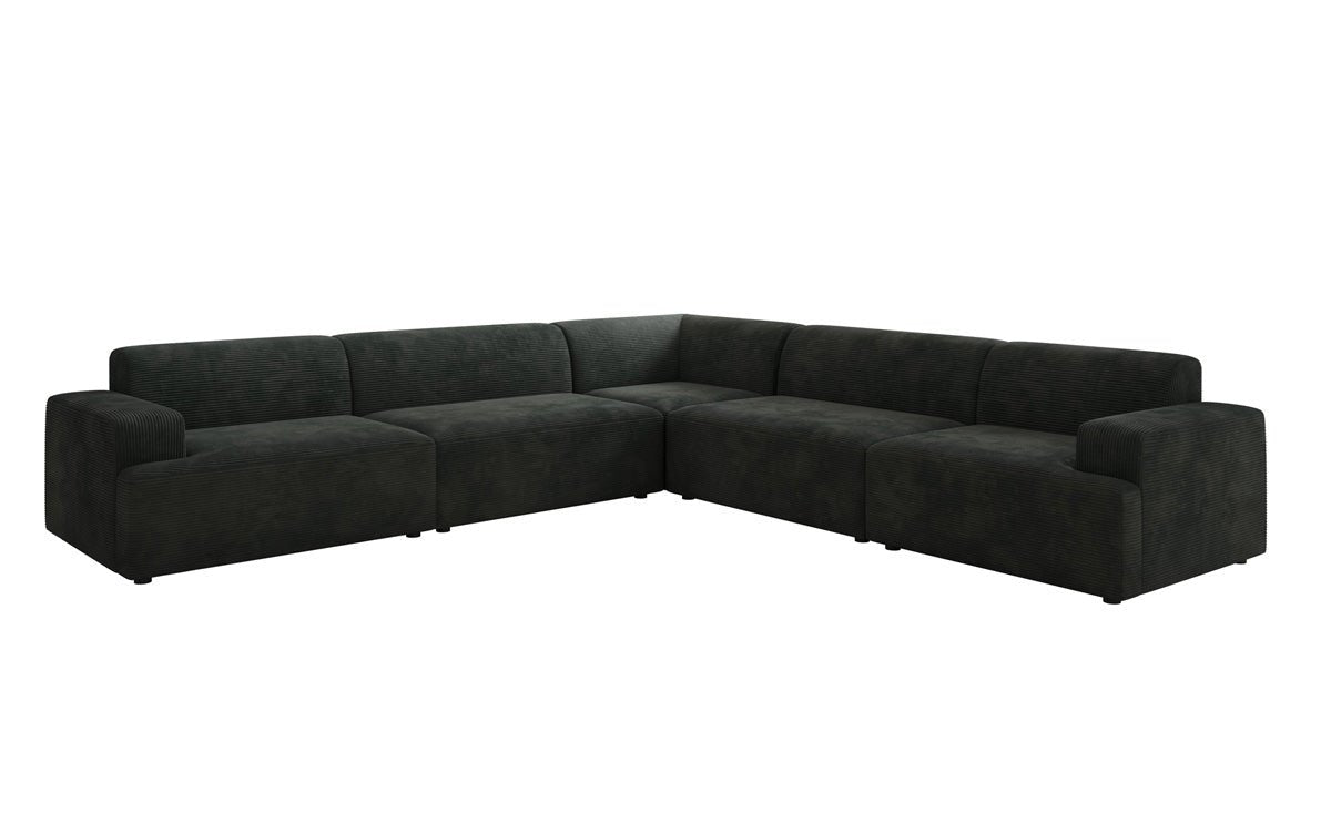 Designer Sofa Monza Wohnlandschaft L XXL in Cord