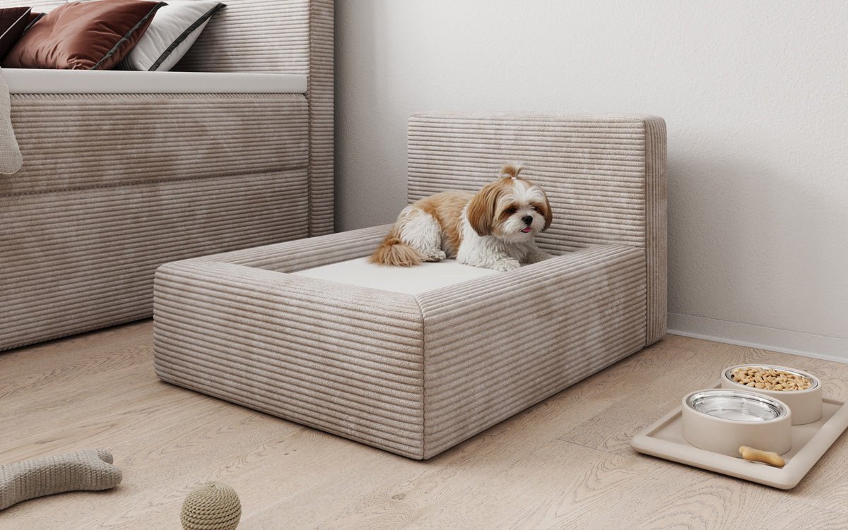 Hundebett LupoLounge 80 × 60 cm in Cord