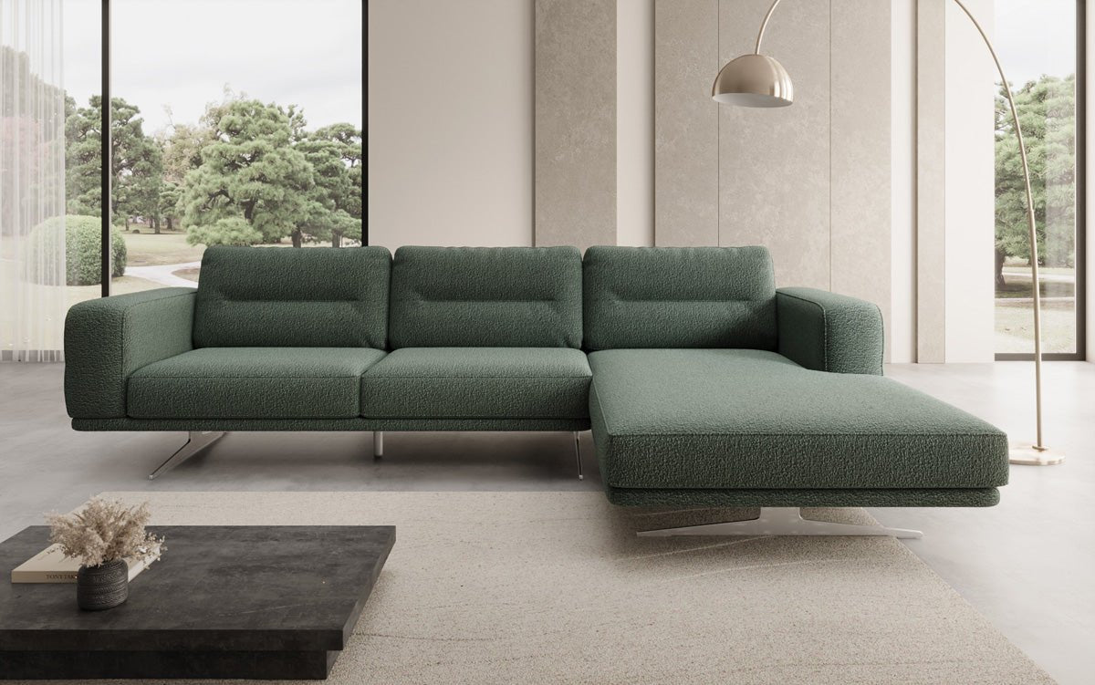 Designer L Sofa Torino in Bouclé