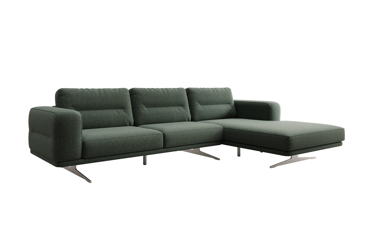 Designer L Sofa Torino in Bouclé