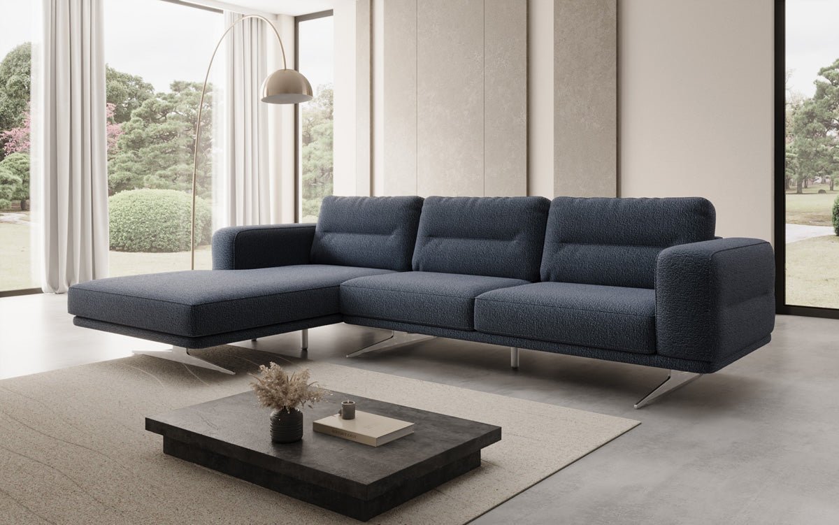 Designer L Sofa Torino in Bouclé