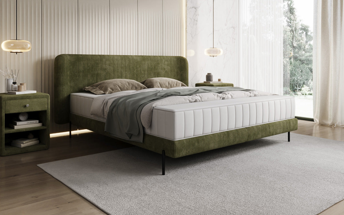 Designer Polsterbett Enna in Cord