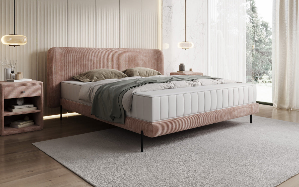 Designer Polsterbett Enna in Cord