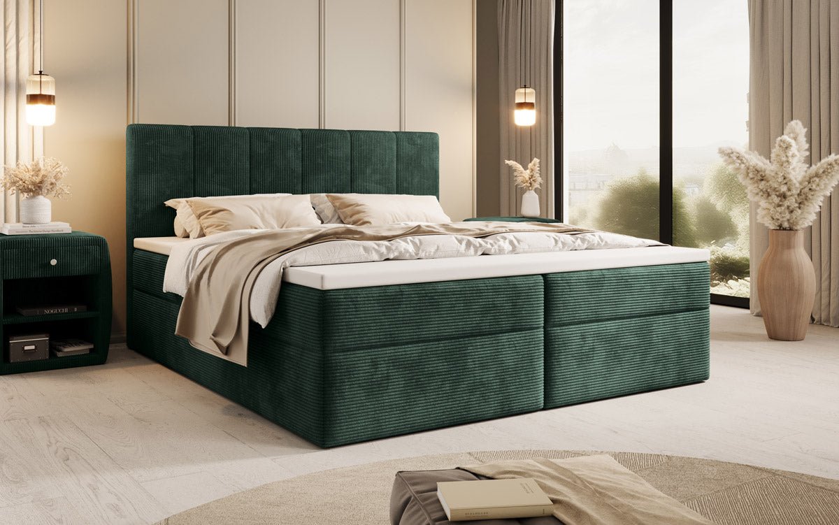 Boxspringbett Aurelia Cord mit Stauraum