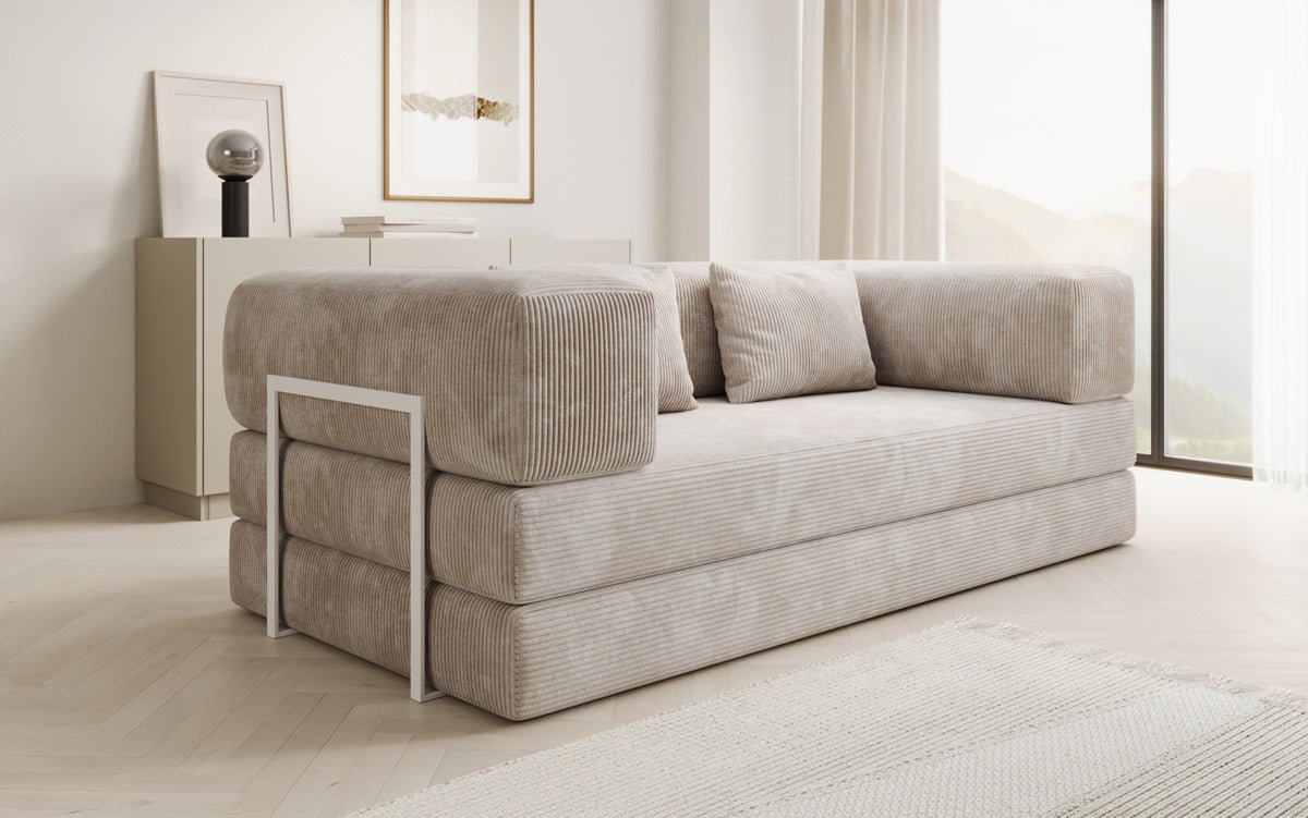 Designer Sofa Lazy 3 Sitzer in Cord