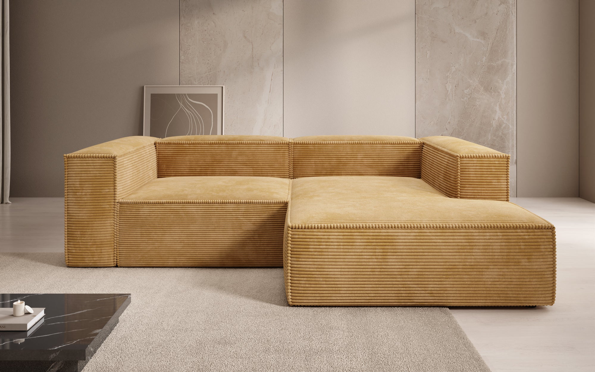 Designer Sofa Lesley L Mini in Cord
