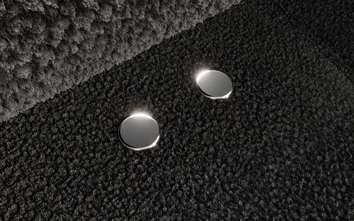 Designer U Sofa Sydney Bouclé mit elektrischer Schlaffunktion