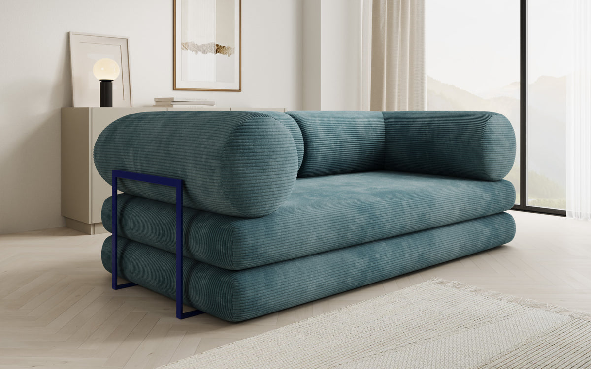 Designer Sofa Lazy Tube 3 Sitzer in Cord