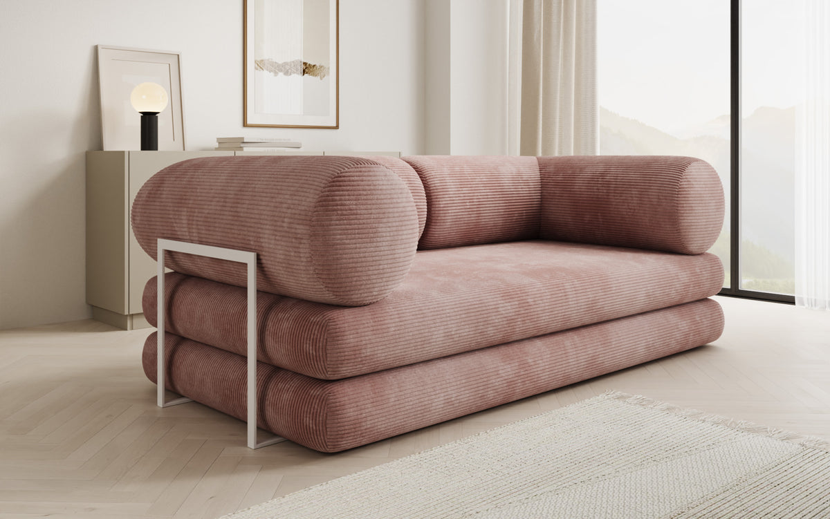 Designer Sofa Lazy Tube 3 Sitzer in Cord