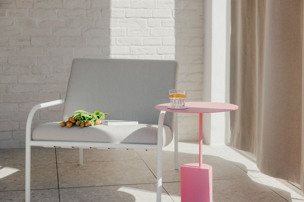 Couchtisch/Beistelltisch Ciro – Edelstahl-Design für Indoor & Outdoor