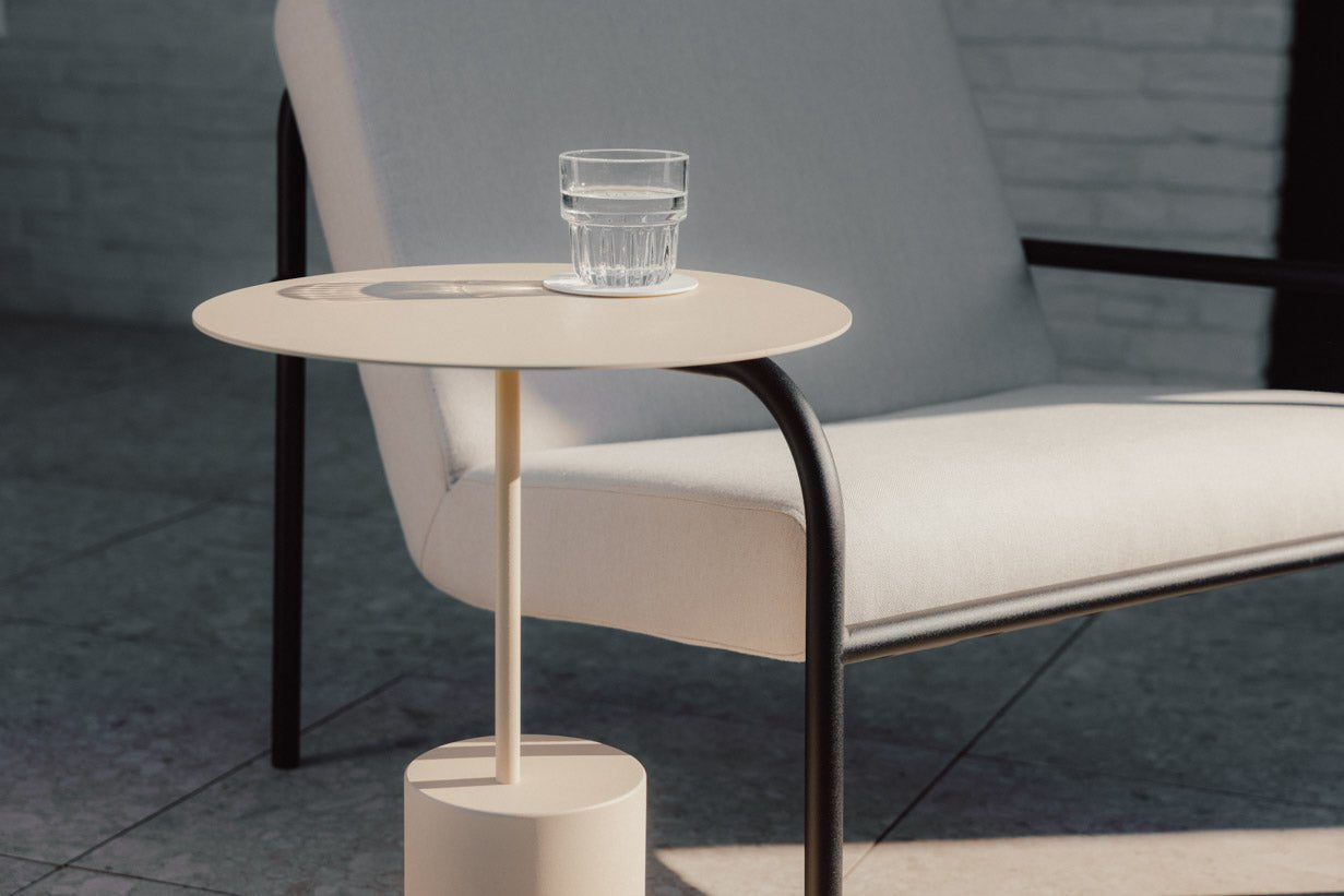 Couchtisch/Beistelltisch Ciro – Edelstahl-Design für Indoor & Outdoor