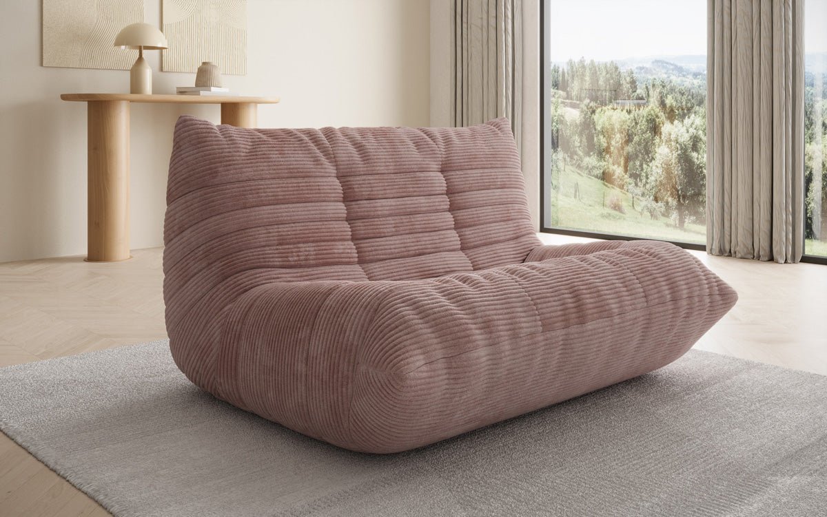 Designer 2 Sitzer Sofa Calmo in Cord