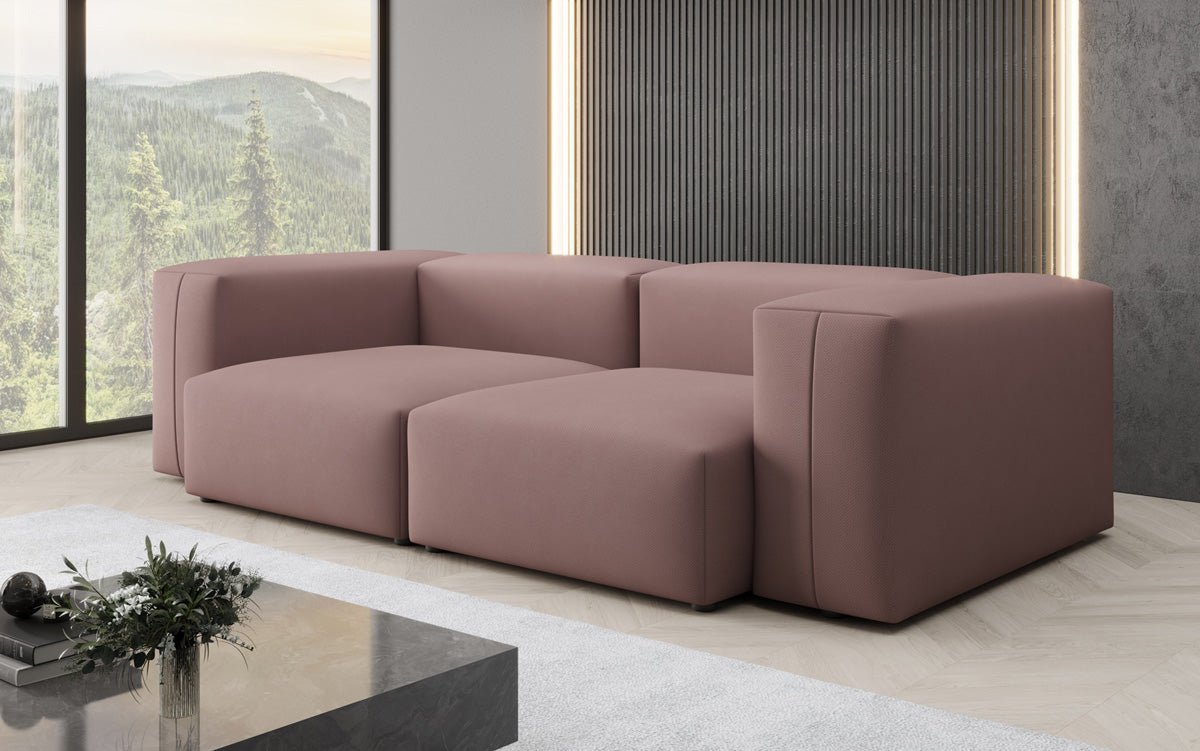 Designer 2 Sitzer Sofa Snug in Stoff
