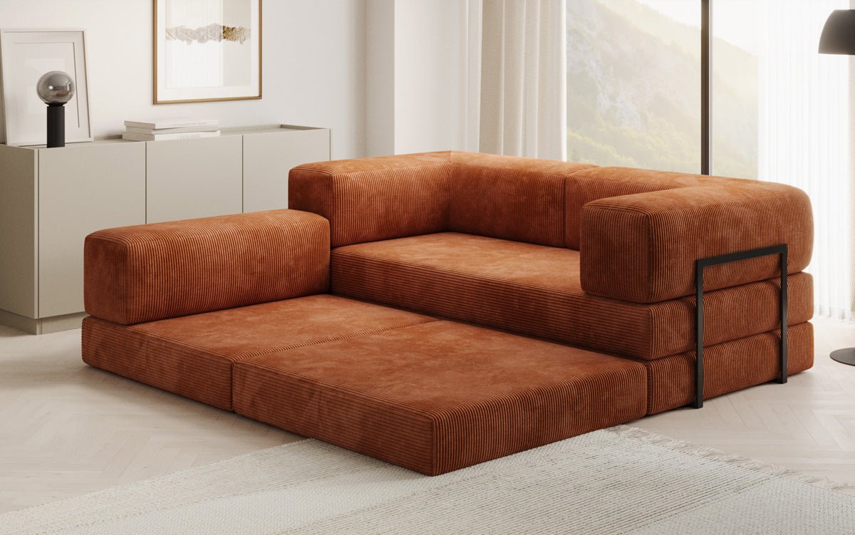 Designer Sofa Lazy L Mini in Cord