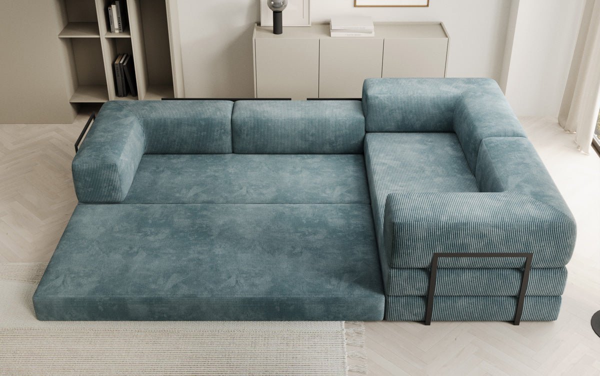 Designer Sofa Lazy L geschlossen in Cord