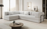 Designer Sofa Lazy L in Bouclé