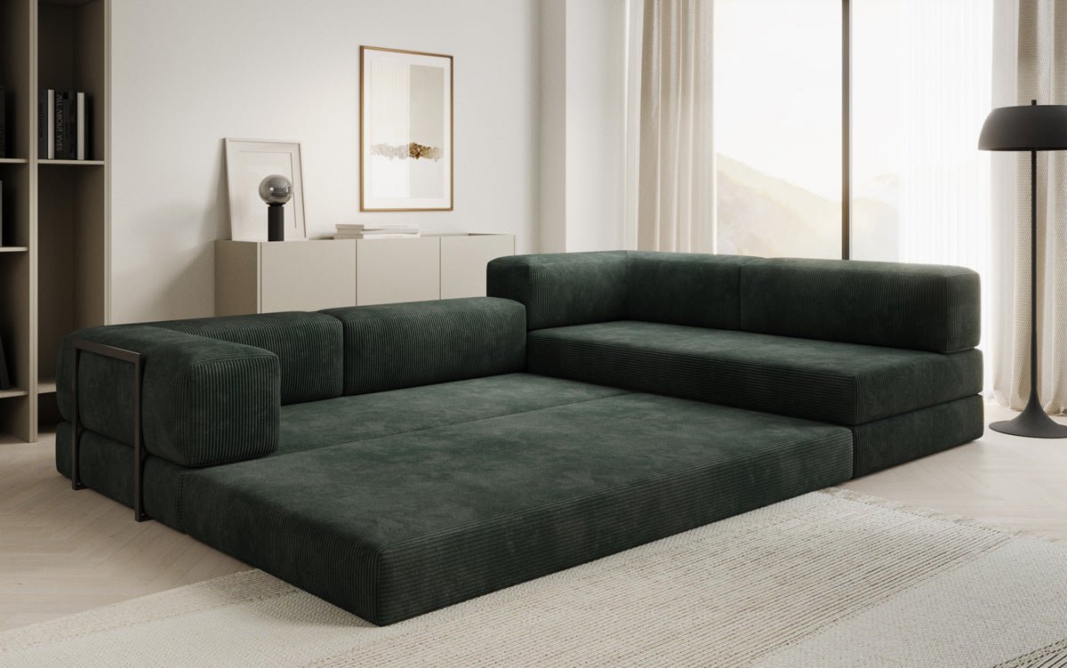 Designer Sofa Lazy L in Cord