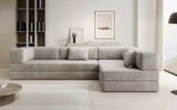 Designer Sofa Lazy L in Samt