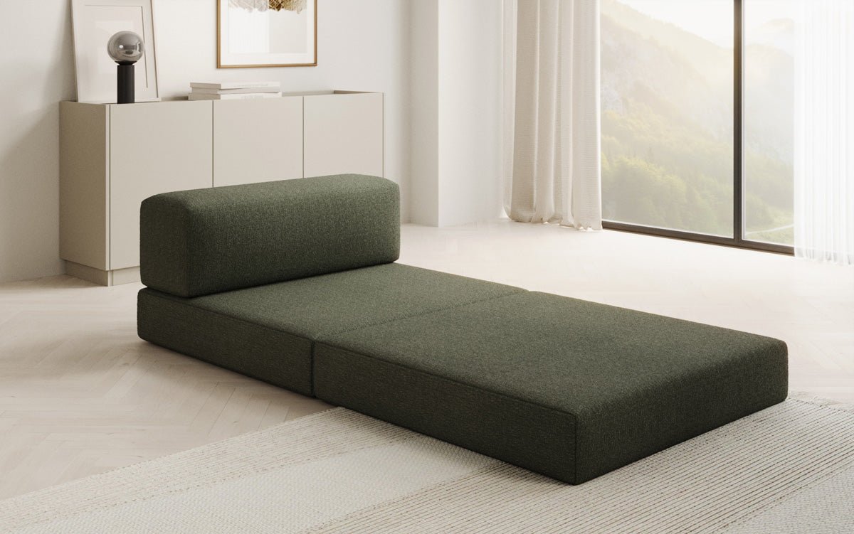 Designer Sofa Mittelmodul Lazy in Bouclé