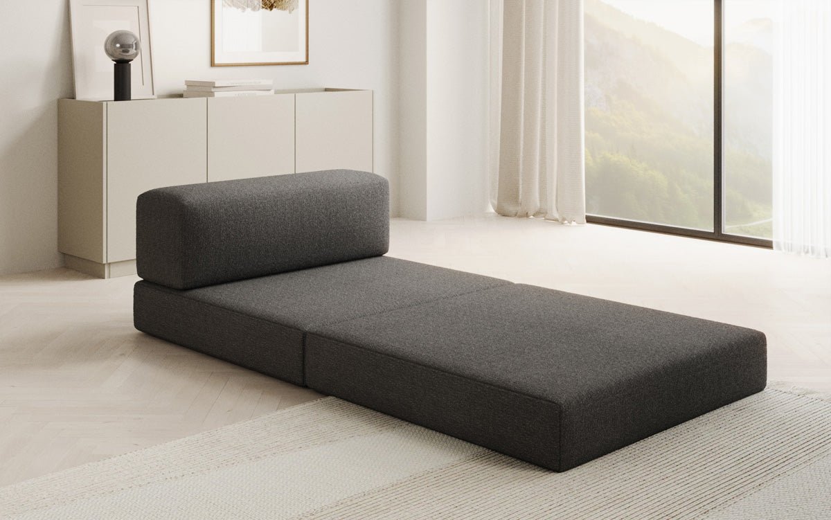 Designer Sofa Mittelmodul Lazy in Bouclé