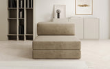 Designer Sofa Mittelmodul Lazy in Samt