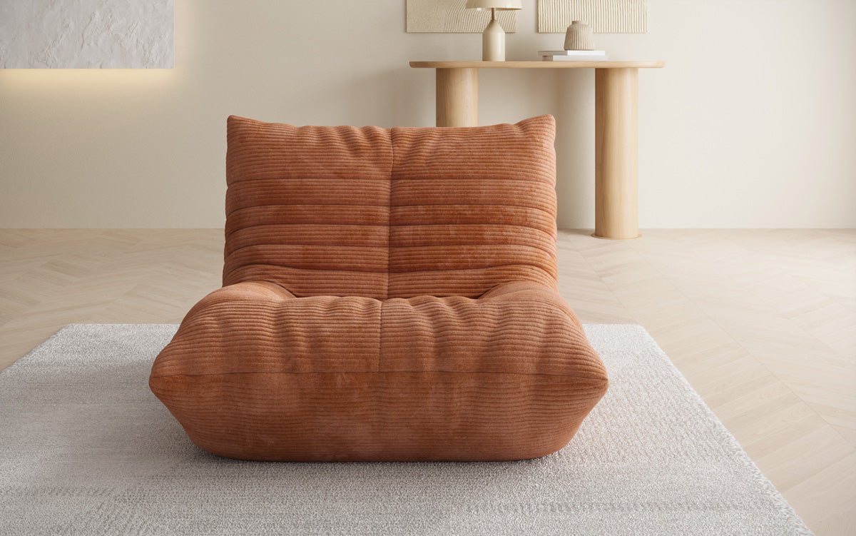 Designer Sofa-Sessel Calmo in Cord