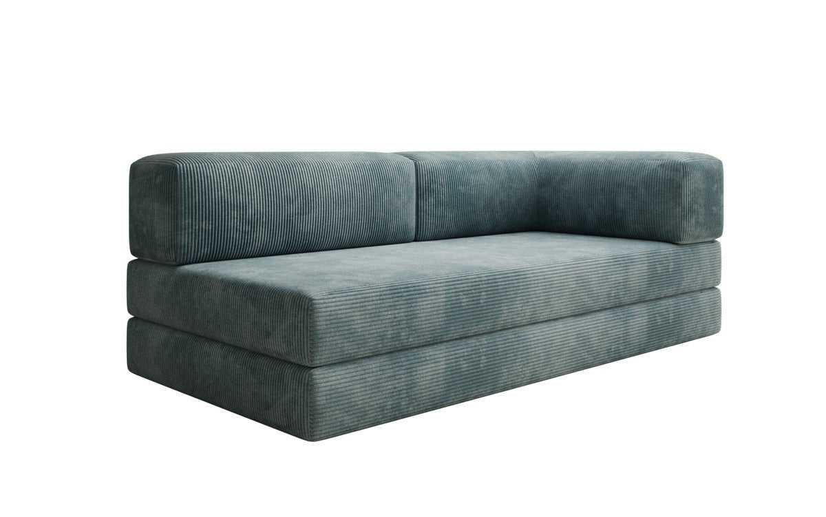 Designer Sofa/Chaise Longue Lazy in Cord