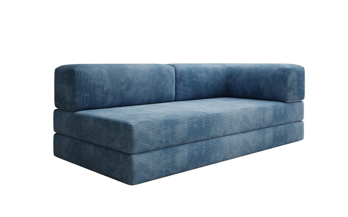 Designer Sofa/Chaise Longue Lazy in Cord