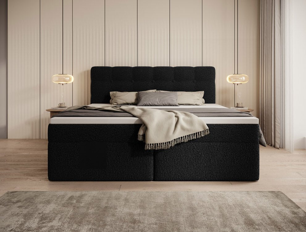Boxspringbett Faro Frotte mit Stauraum