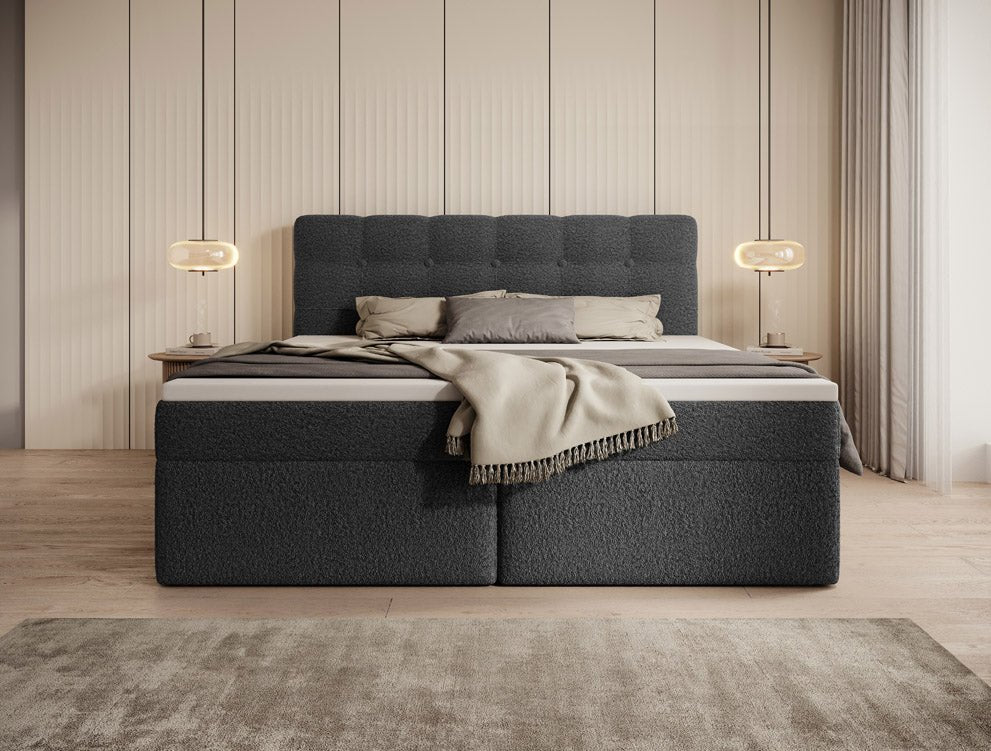 Boxspringbett Faro Frotte mit Stauraum
