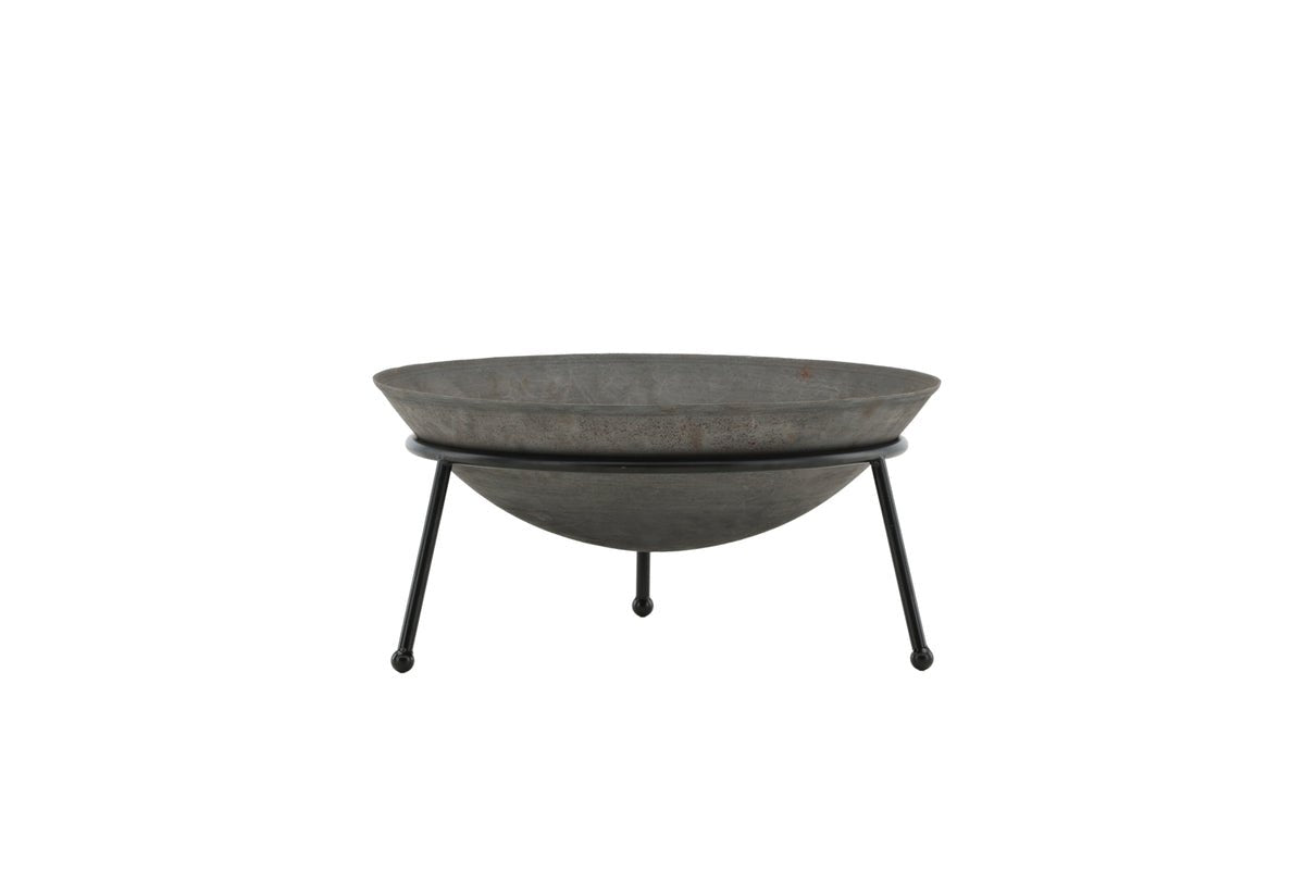 Feuerschale Bjorn - schwarze Feuerschale aus Stahl