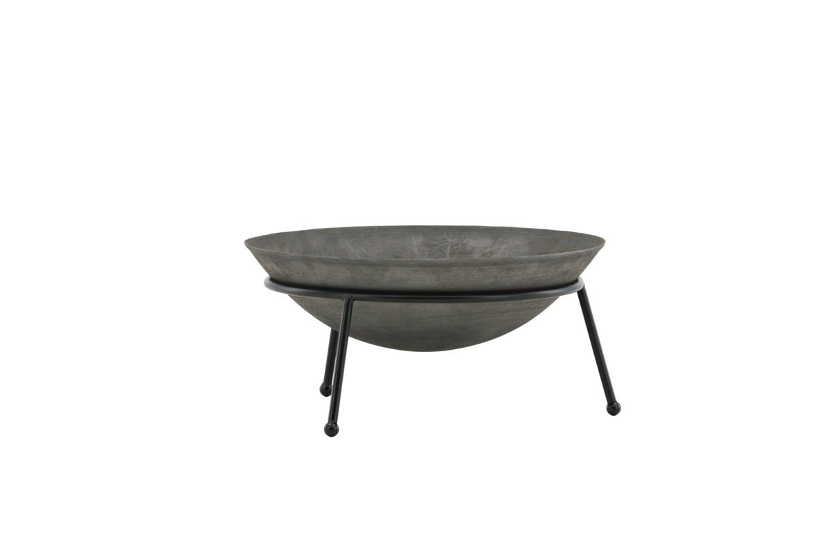 Feuerschale Bjorn - schwarze Feuerschale aus Stahl