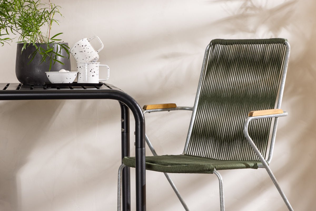 Garten Cafegruppe Kaloro – 3 teiliges Set in Grün