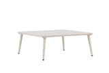 Garten Couchtisch Hannes - Aus beigem Aluminium