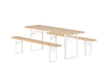 Garten Essgruppe Orelia – 3-teiliges Set in Edelfichtenoptik