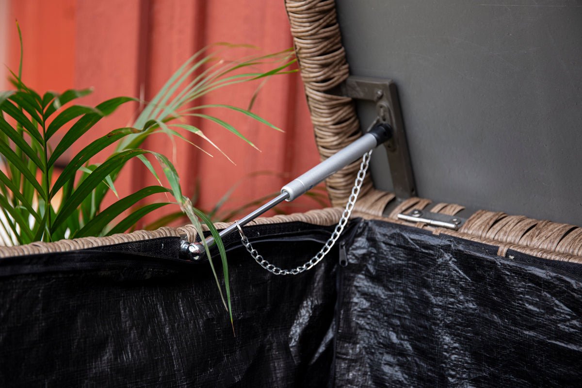 Garten Kissenbox Brisbane - Verfügbar in Grau, Schwarz und Natur