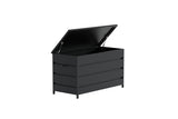 Garten Kissenbox Nessa - Aus schwarzem Aluminium