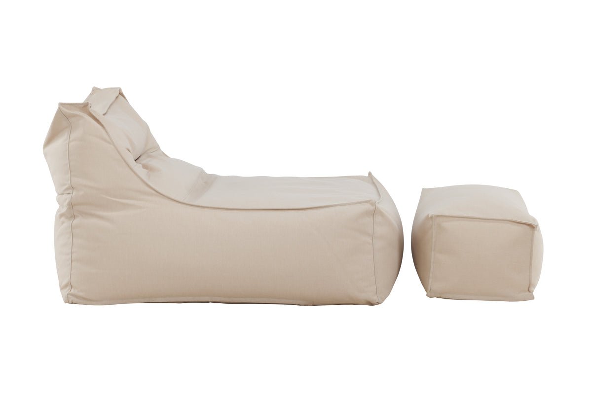 Garten- Loungesessel Hello Kombi - Wahlweise in Weiß/Braun oder Beige