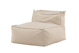 Garten Loungesessel Minoa – mit beigem Olefin Bezug