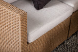 Garten Loungeset Ludwiga - Wahlweise in Natur oder Schwarz