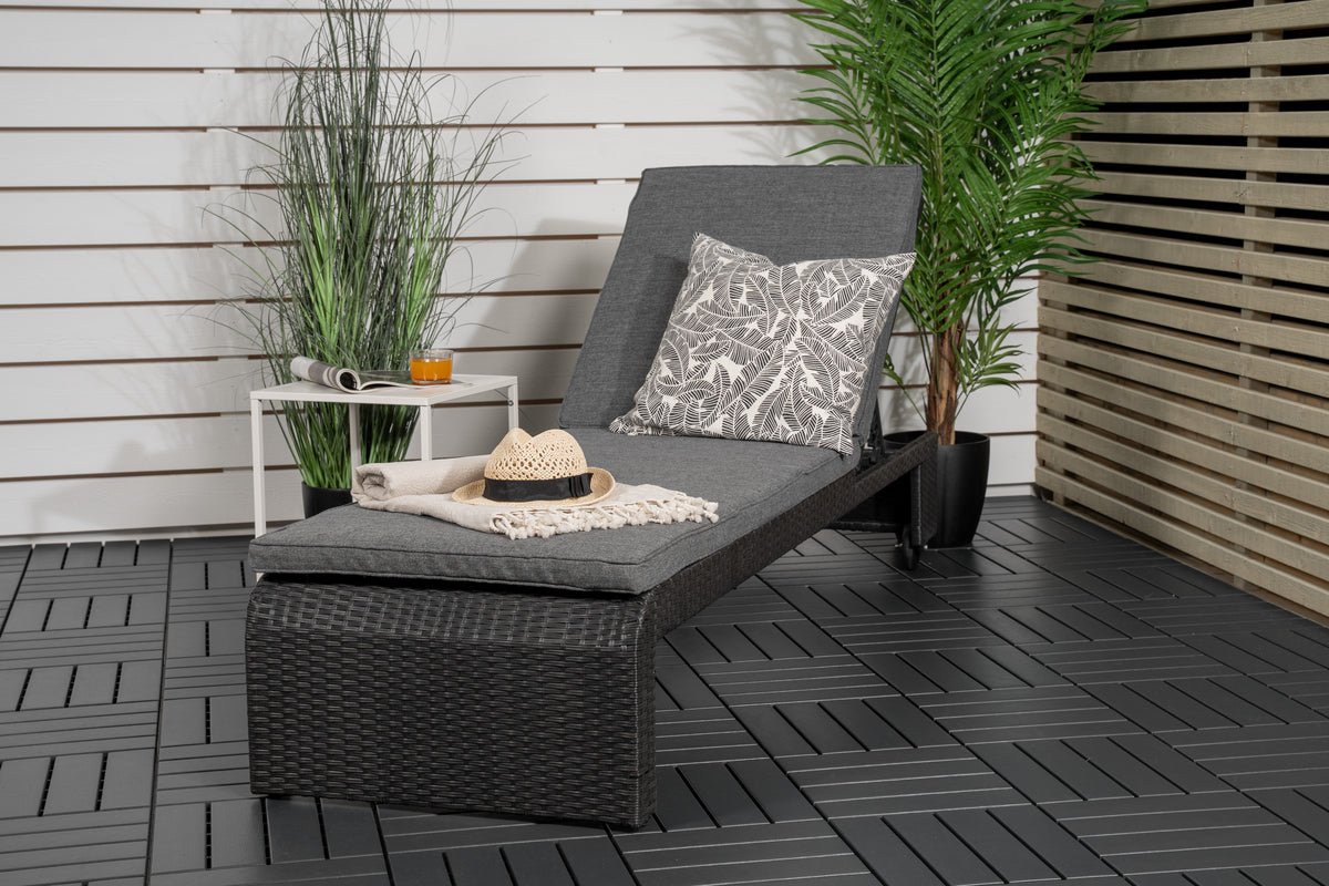 Garten Sonnenliege Irina - aus Rattan