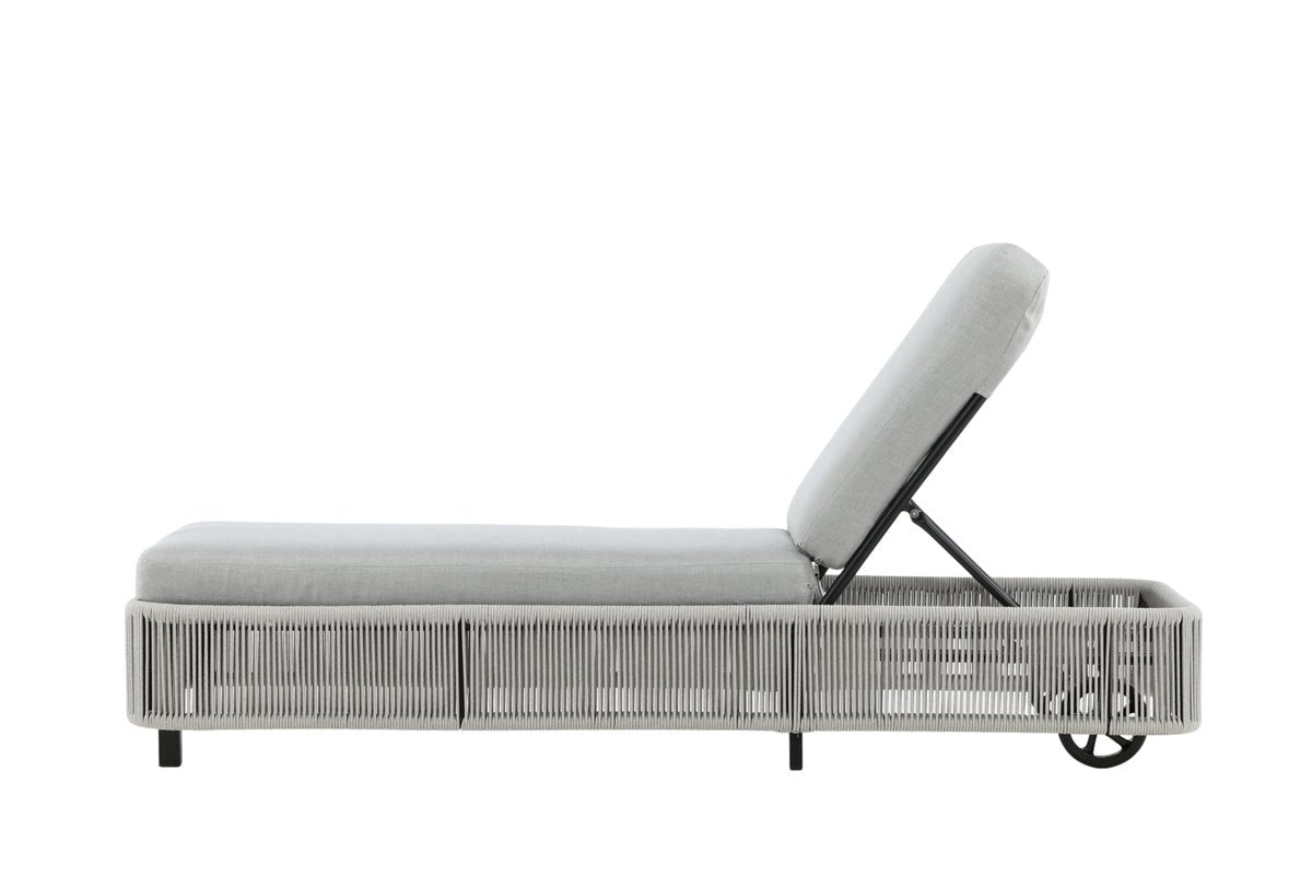 Garten Sonnenliege Mila - aus Polyester/Metall