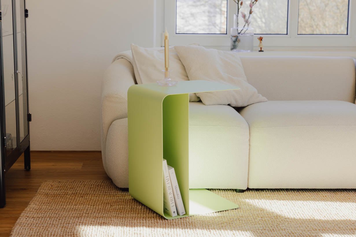 Couchtisch/Beistelltisch Cosmo – Pulverbeschichtetes Metall in modernem Design