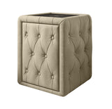 Josy Nachttisch Samt Beige white-background
