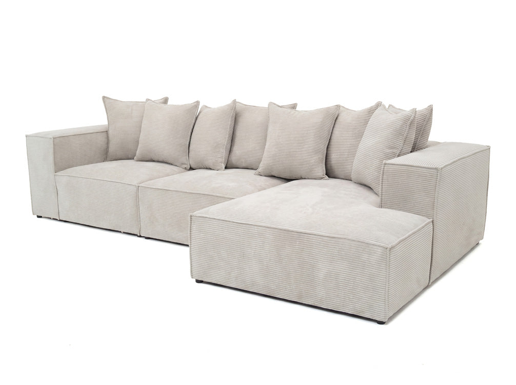 Designer Sofa Largo L in Cord