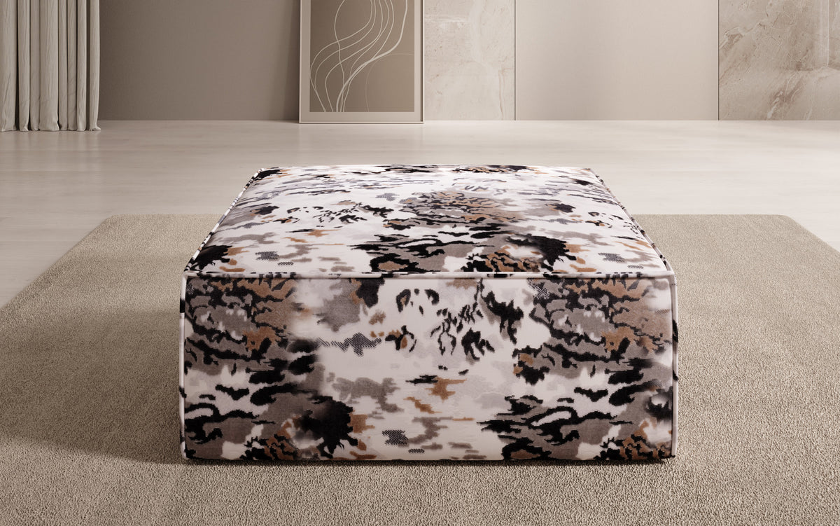 Lesley Pouf Arden Charcoal 15 front