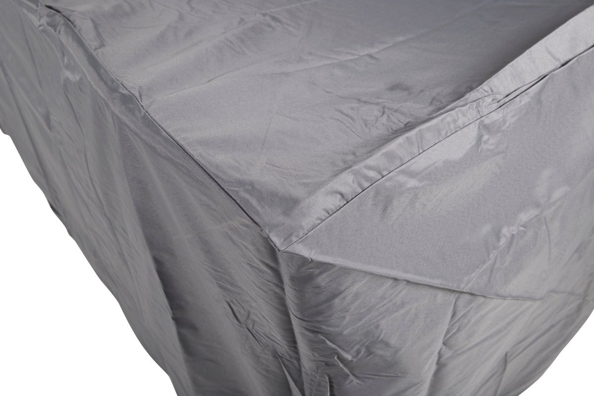 Möbelabdeckung Mistral - 265x90x120 cm aus grauem Polyester